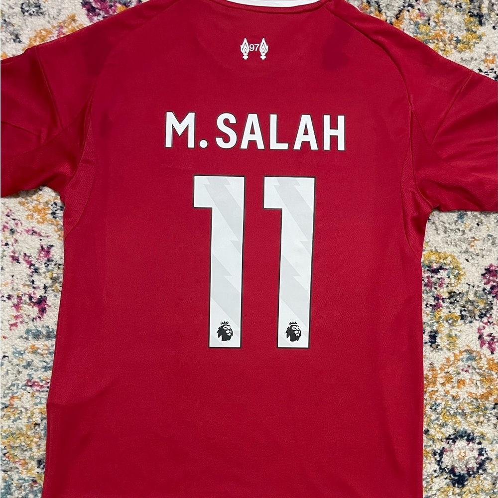 Salah Liverpool Home Kit 2025/26 Adidas